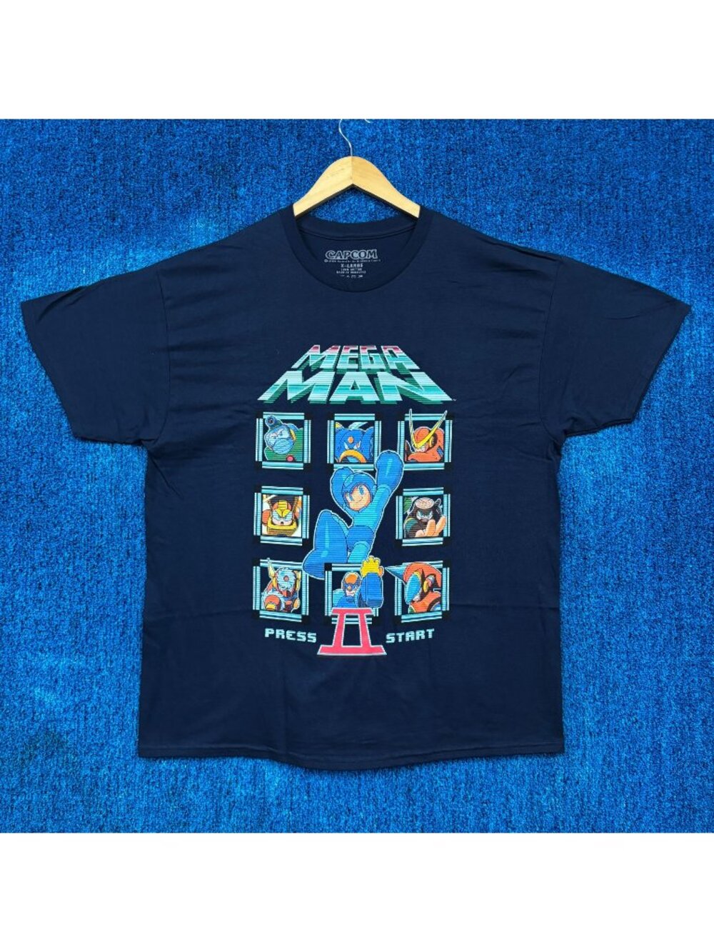 Mega Man II Graphic T-Shirt Size Extra Large